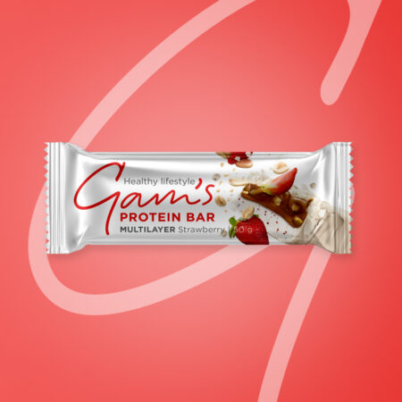 GAM'S Multilayer Protein Tyčinka Strawberry 50g