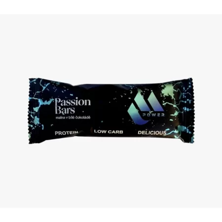 Passion bar Kešu s bílou čokoládou a malinami 55g