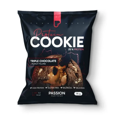 MPower Cookie Tři druhy čokolády - arašídová 75g