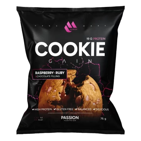 Passion MPower Cookie Gain 75g Malinová