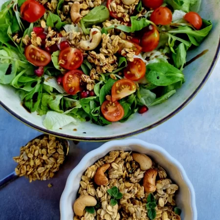 Slaná křupavá Granola - Tymián s rozmarýnem 200g