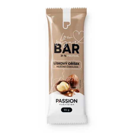 Passion bar Lískový oříšek s mléčnou čokoládou 55g