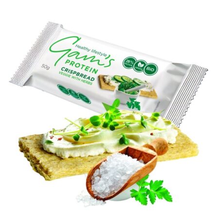 Gam's Protein Bio Crispbread Zelenina s bylinkami 50g